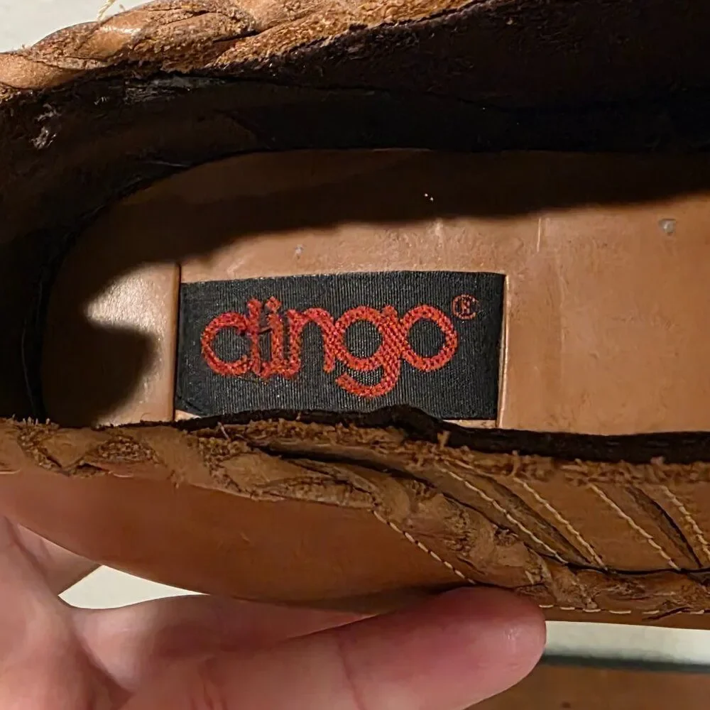 Vintage Dingo Cowboy Ankle Boots Sz 8